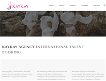 Tablet Screenshot of kaykaydance.com